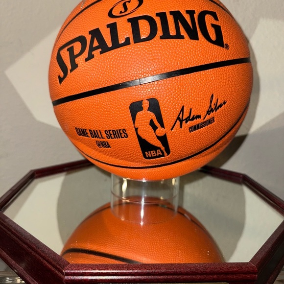 Golden State Stephen Curry & Klay Thompson Signed Basketball 2/30 made case/coa - Picture 5 of 16